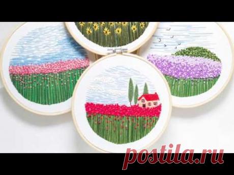 Monterey - Field of Flowers Embroidery Start Kit Tutorial