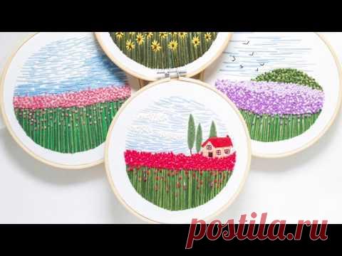 Monterey - Field of Flowers Embroidery Start Kit Tutorial