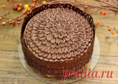 Как приготовить шоколадный заборчик для торта. - рецепт, ингредиенты и фотографии