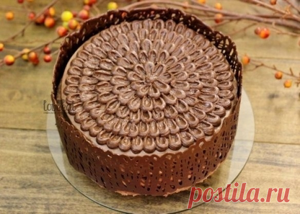 Как приготовить шоколадный заборчик для торта. - рецепт, ингредиенты и фотографии