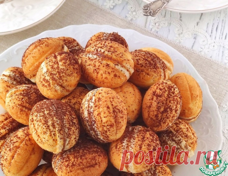 Печенье "Орешки" с фундуком – кулинарный рецепт