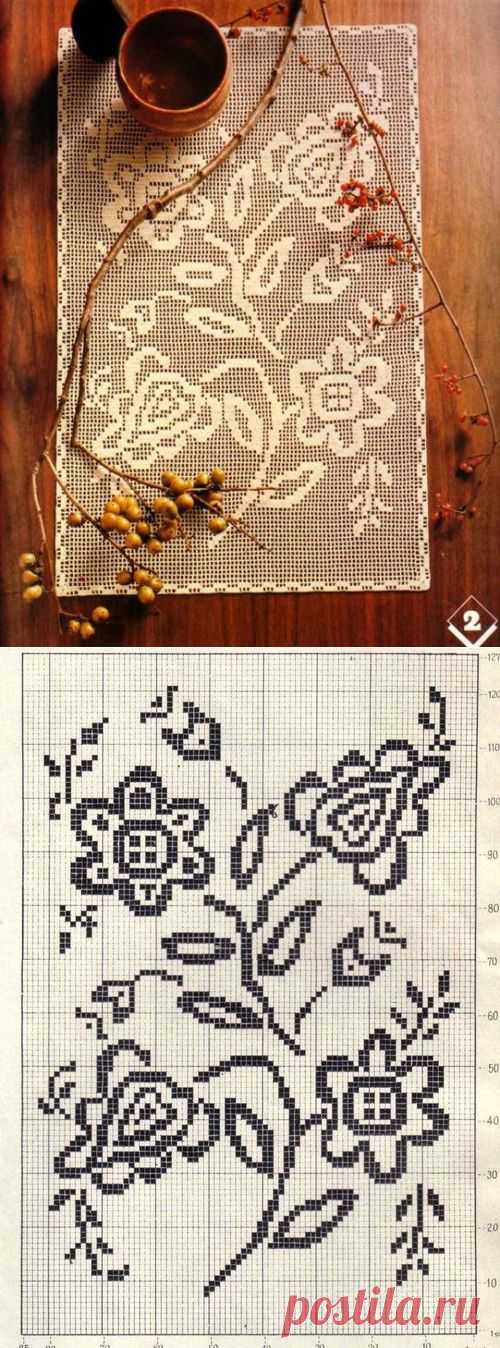 ЦВЕТОЧНАЯ ФИЛЕЙНАЯ САЛФЕТКА