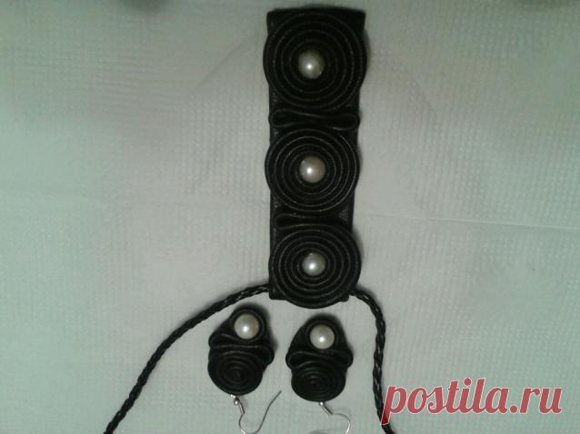 украшения из кожи с натуральными камнями / Прочие виды рукоделия / Другие виды рукоделия