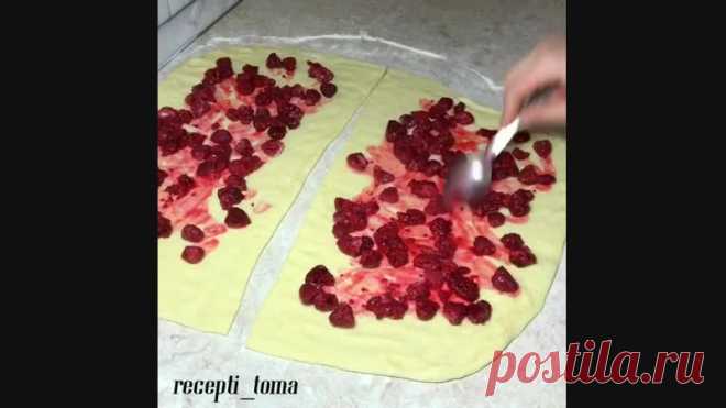 Малиновые булочки 