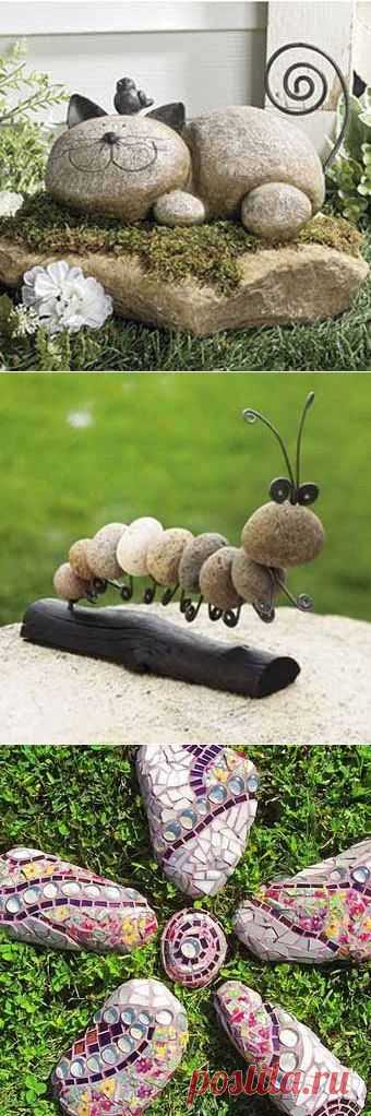 Идеи для дачи: необычный дизайн из камней в вашем саду - Учимся Делать Все Сами