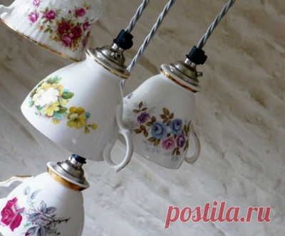 19 идей переделок из старых сервизов. Хватит собирать пыль!