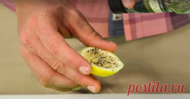 Используй лимон, соль и перец, чтобы справиться с этими 8 проблемами!