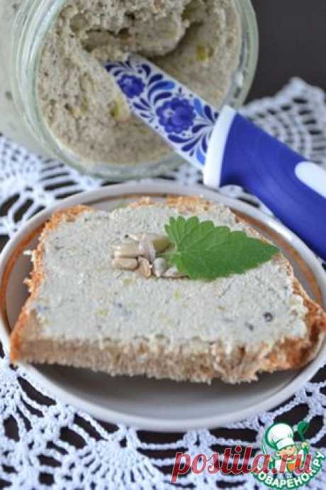 Паштет из семян подсолнуха и сладкого перца - кулинарный рецепт