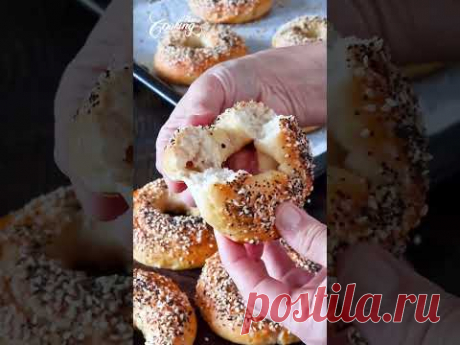 Greek Yogurt Bagels #shorts #bagels
