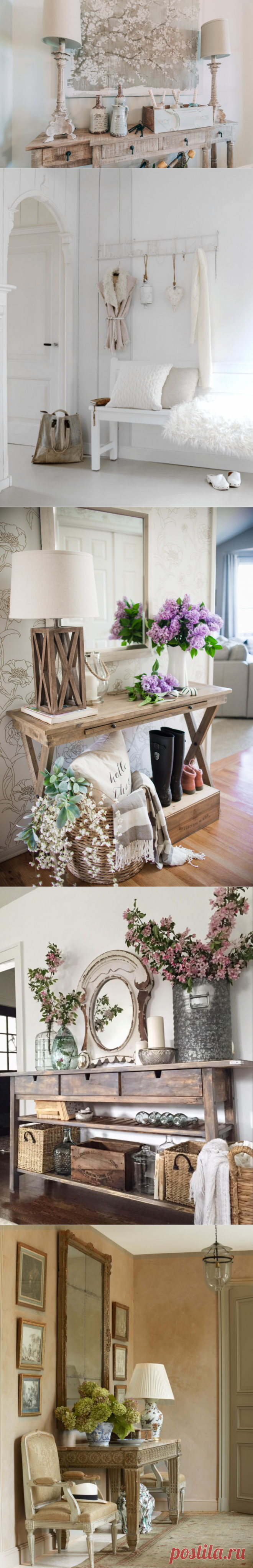 Оформление прихожей в прованском стиле | Роскошь и уют