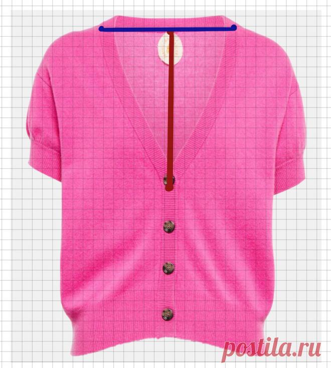 V-горловина в вязаных моделях | Ольга Кондратьева (WickedLynx) | Дзен