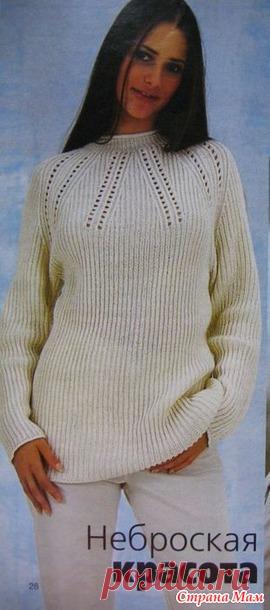 Пуловер "Неброская красота"