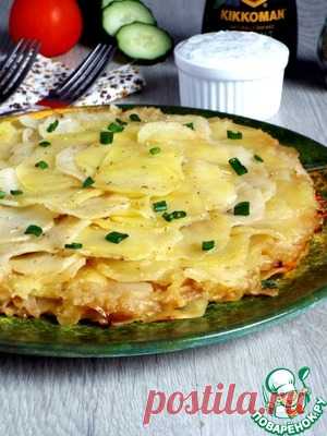 Картофельно-луковый пирог - кулинарный рецепт