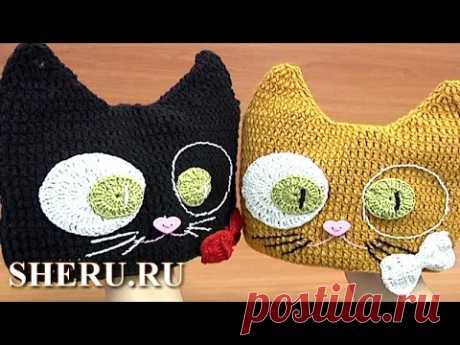 How to Crochet Cat Hat Урок 6 часть 1 из 2 Детская шапочка