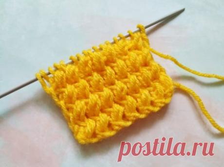 Пышный узор спицами » «Хомяк55» - всё о вязании спицами и крючком