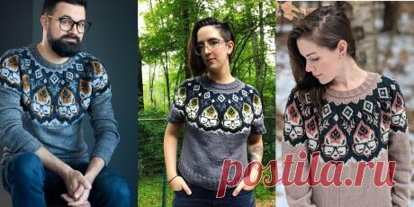 Пуловер унисекс For fox sake - Вяжи.ру