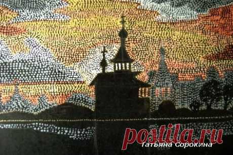 Храм. Точечная живопись. | Золотые Руки