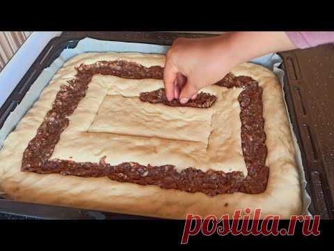 Больше себя не мучаю.  Самый вкусный мясной пирог без замеса тесто. Быстро и просто