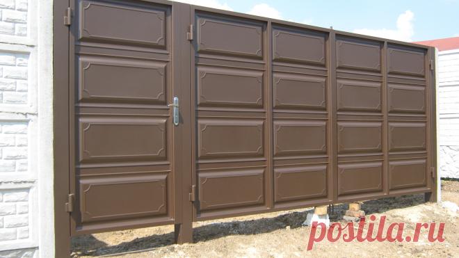 Ворота филенка №2- 2м х 3,95м