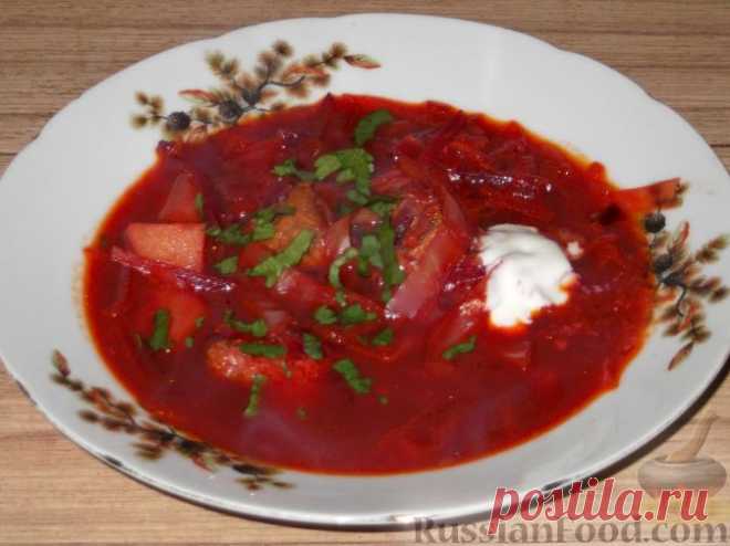 Настоящий красный борщ, лучшие рецепты