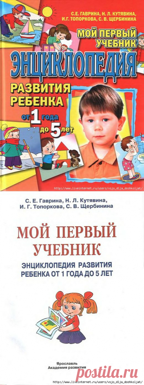 Энциклопедия развития ребенка от 1 года до 5 лет (полное содержание)
