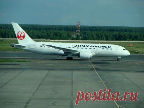 JA834J Japan Airlines Boeing 787-8 Dreamliner