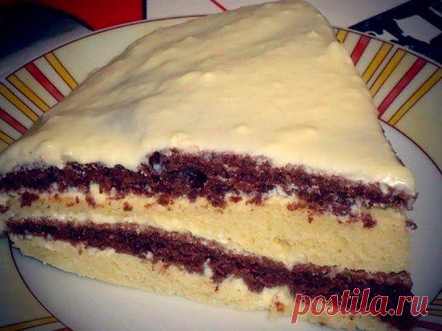 ЛГКИЙ ТОРТ НА КЕФИРЕ