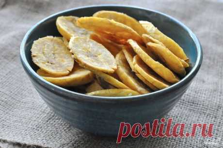 Банановые чипсы - пошаговый кулинарный рецепт с фото на Повар.ру