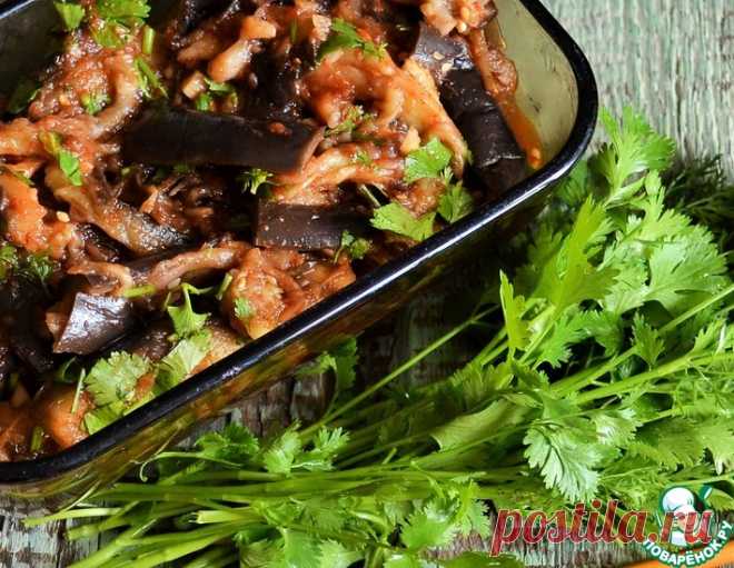 Баклажаны острые – кулинарный рецепт