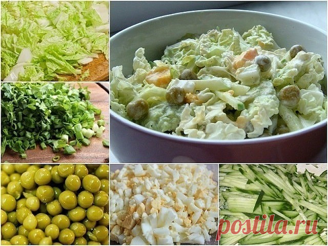 Сочный, вкусный салат из пекинской капусты