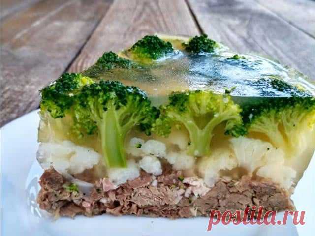 Закусочный мясной торт 