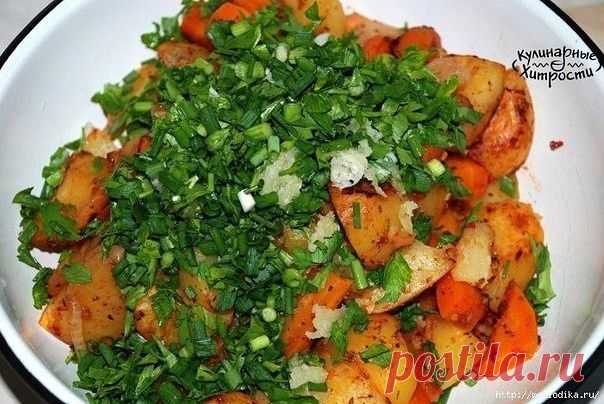 Картошка в рукаве