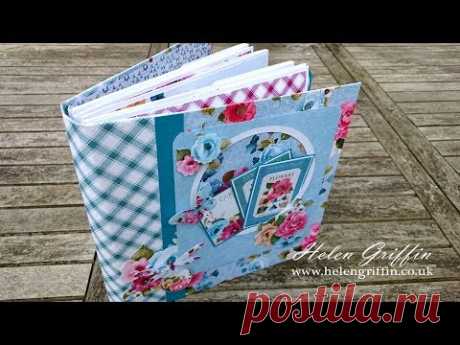 Tutorial | 8x8 Vintage Garden Mini Album - Start to Finish