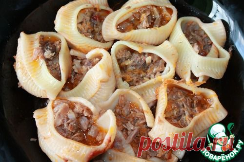 "Любимый Сапожок"- фаршированные макароны.
