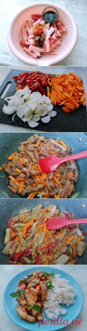 Свинина по Китайски - Oбжорка Gluttony.ru