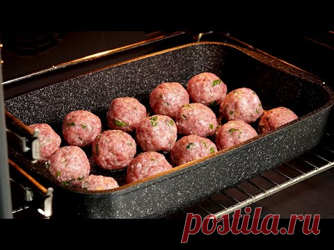Супер ИДЕЯ для ужина за 30 минут! 500 г фарша - вся семья в восторге! МИТБОЛЫ