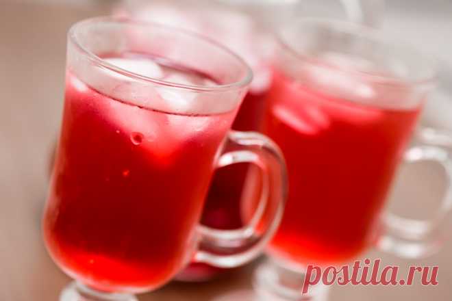 Домашний освежающий напиток в жару из каркаде, рецепт с фото — wowcook.net