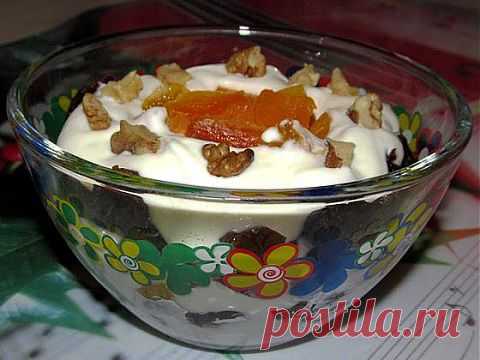 Сметана с черносливом и курагой | Банк кулинарных рецептов