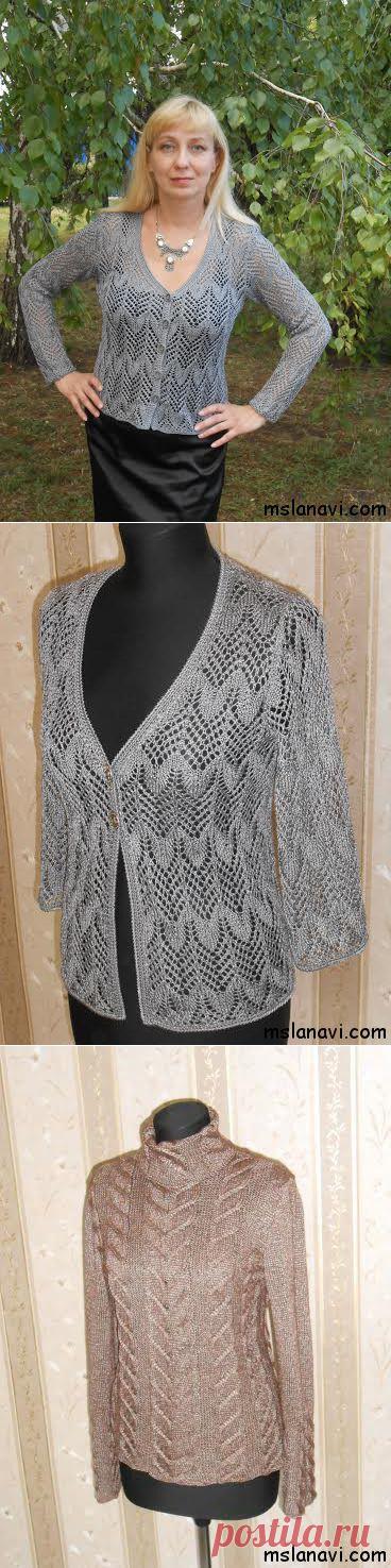 Женские пуловеры от Аллы Стожаровой | Вяжем с Ланой