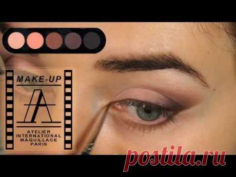 Макияж Кошачий глаз в карандашной технике | Cat's eye - YouTube