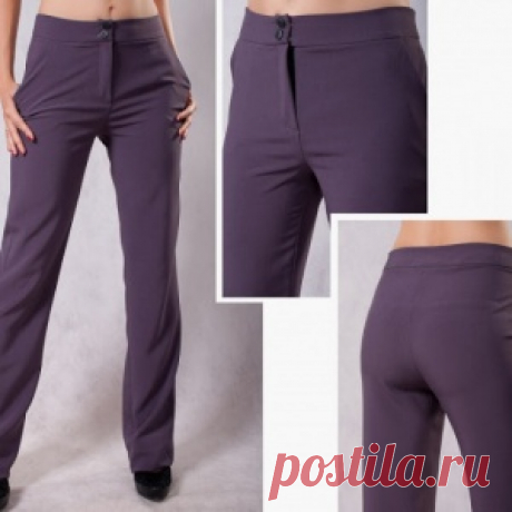 Построение выкройки женских брюк. Пошаговая инструкция.