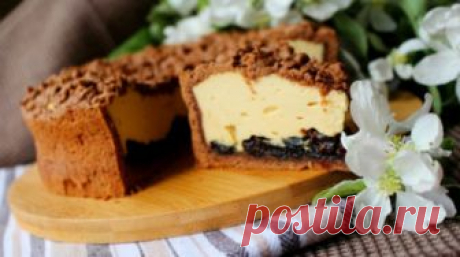 Карамельный сырник с черносливом. Готовится легко и просто