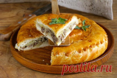 Мясной пирог готовлю по быстром рецепту: вкус потрясающий, минимум затрат