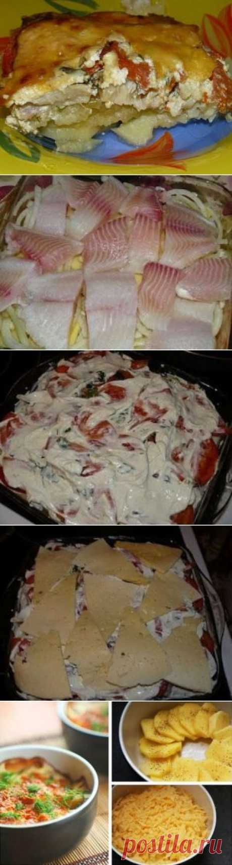 Обалденная вкусная запеканка картофельная с рыбкой » Кулинарные рецепты