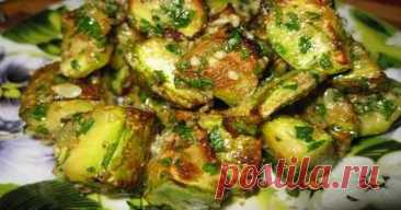 Кабачки с грецкими орехами — Готовим дома