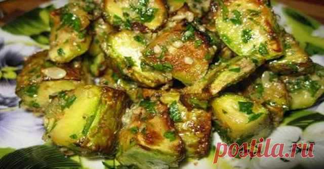 Кабачки с грецкими орехами — Готовим дома