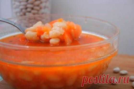 Суп с фасолью по-гречески