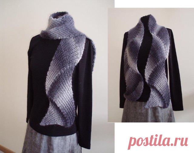 Вязание спицами: женские шарфы - Вяжем сети - ТВОРЧЕСТВО РУК - Каталог статей - ЛИНИИ ЖИЗНИ