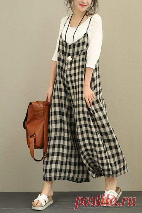 Loose Vintage Jumpsuits для женщин