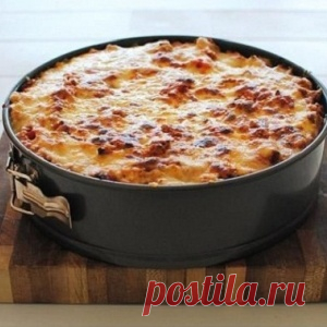 Необычная макаронная запеканка с аппетитным соусом. Так это блюдо вы еще не готовили!